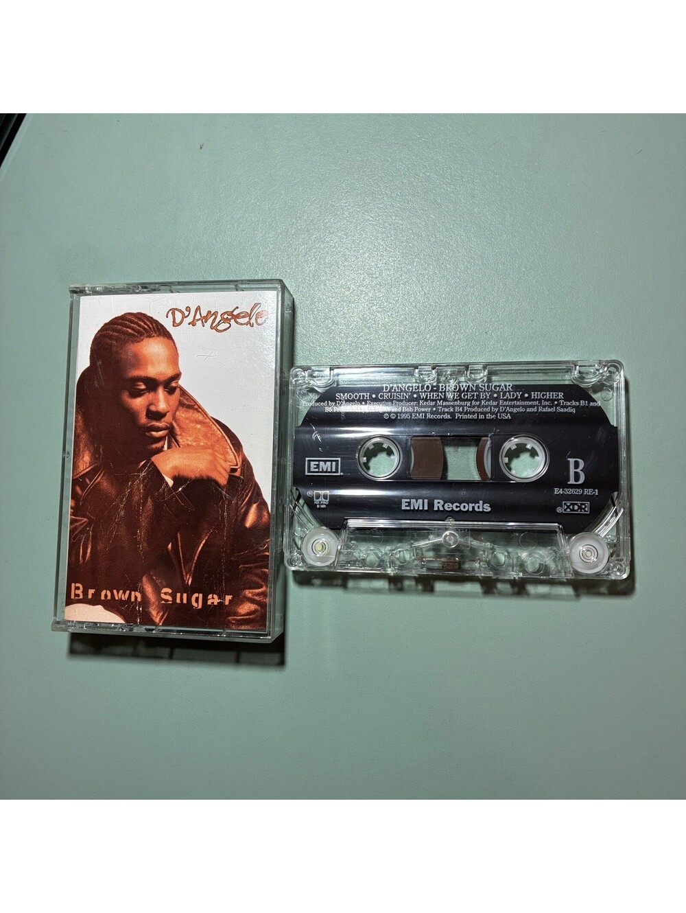 Vintage D'Angelo Brown Sugar Cassette Tape 1995 R&B EMI